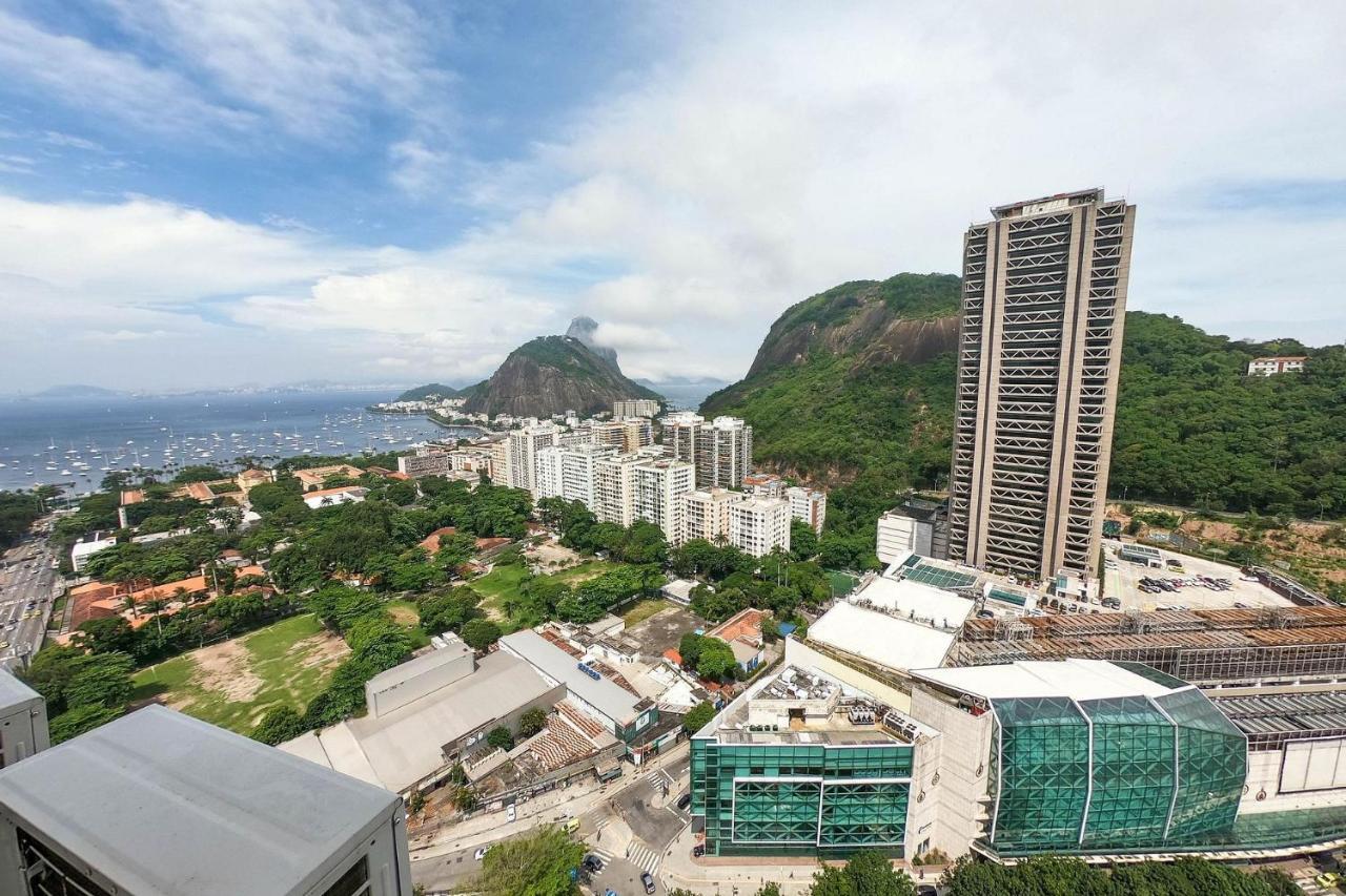 3Qtos C/ Vista P/ Pao De Acucar Em Botafogo |Mds 08/2403 Lägenhet Rio de Janeiro Exteriör bild